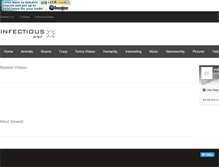 Tablet Screenshot of infectiousweb.com
